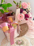 Load image into Gallery viewer, Bloom & Cake Gift Box 🌸 | Cake + Fresh Floral Arrangement