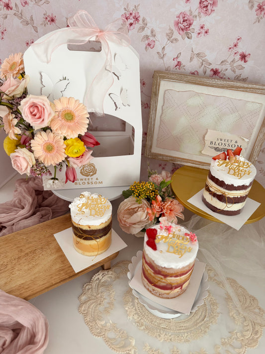 Mother's Day Flower Cake Box - 2025